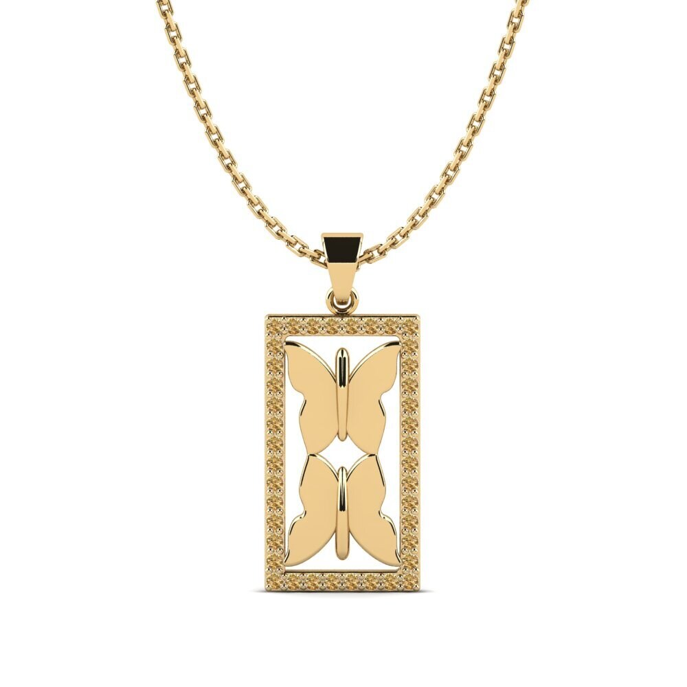 Brown Diamond Women's Pendant Muggy