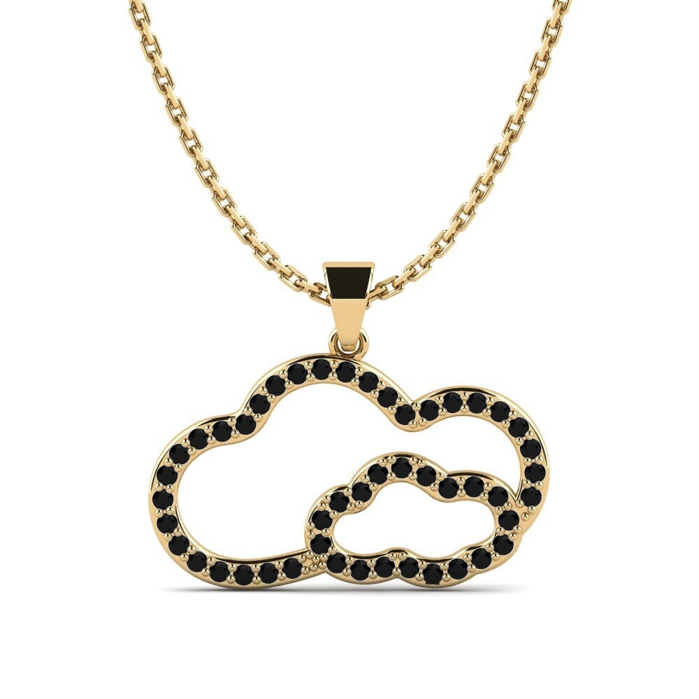 Black Diamond Women's Pendant Nabil