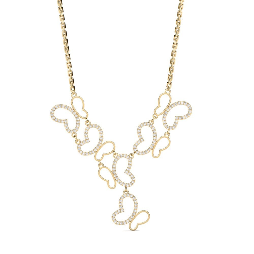 Zafiro blanco Collar de Mujer Negus
