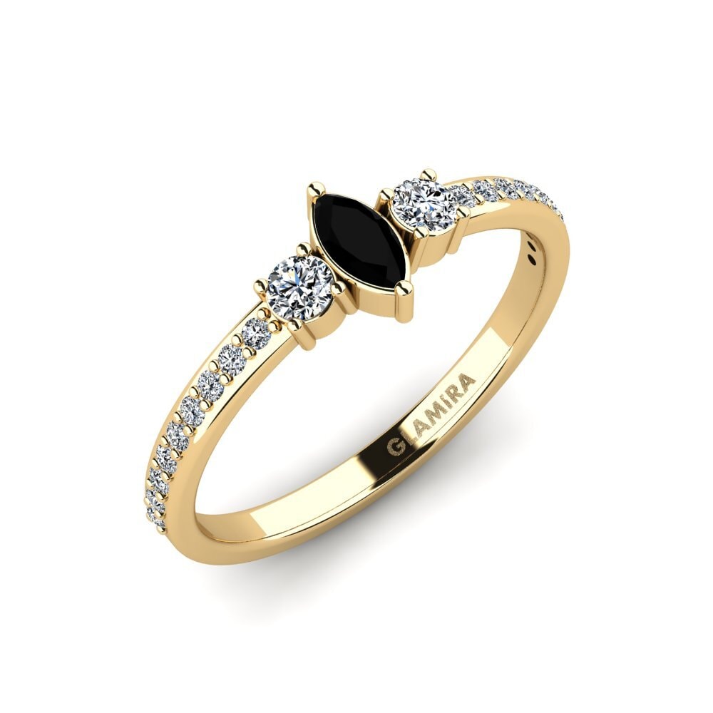 Black Diamond Engagement Ring Ashusto