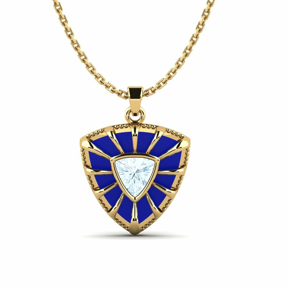 Aquamarine Women's Pendant Britre