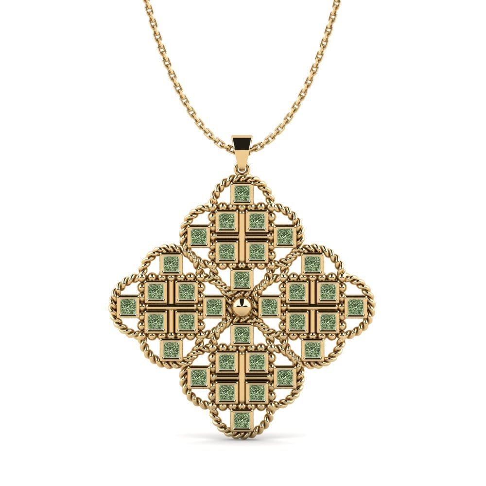 Green Diamond Women's Pendant Buou