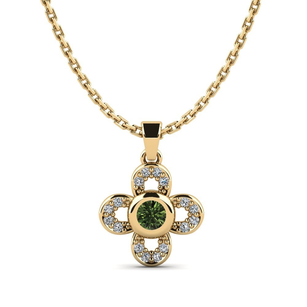Green Sapphire Women's Pendant Ariterg