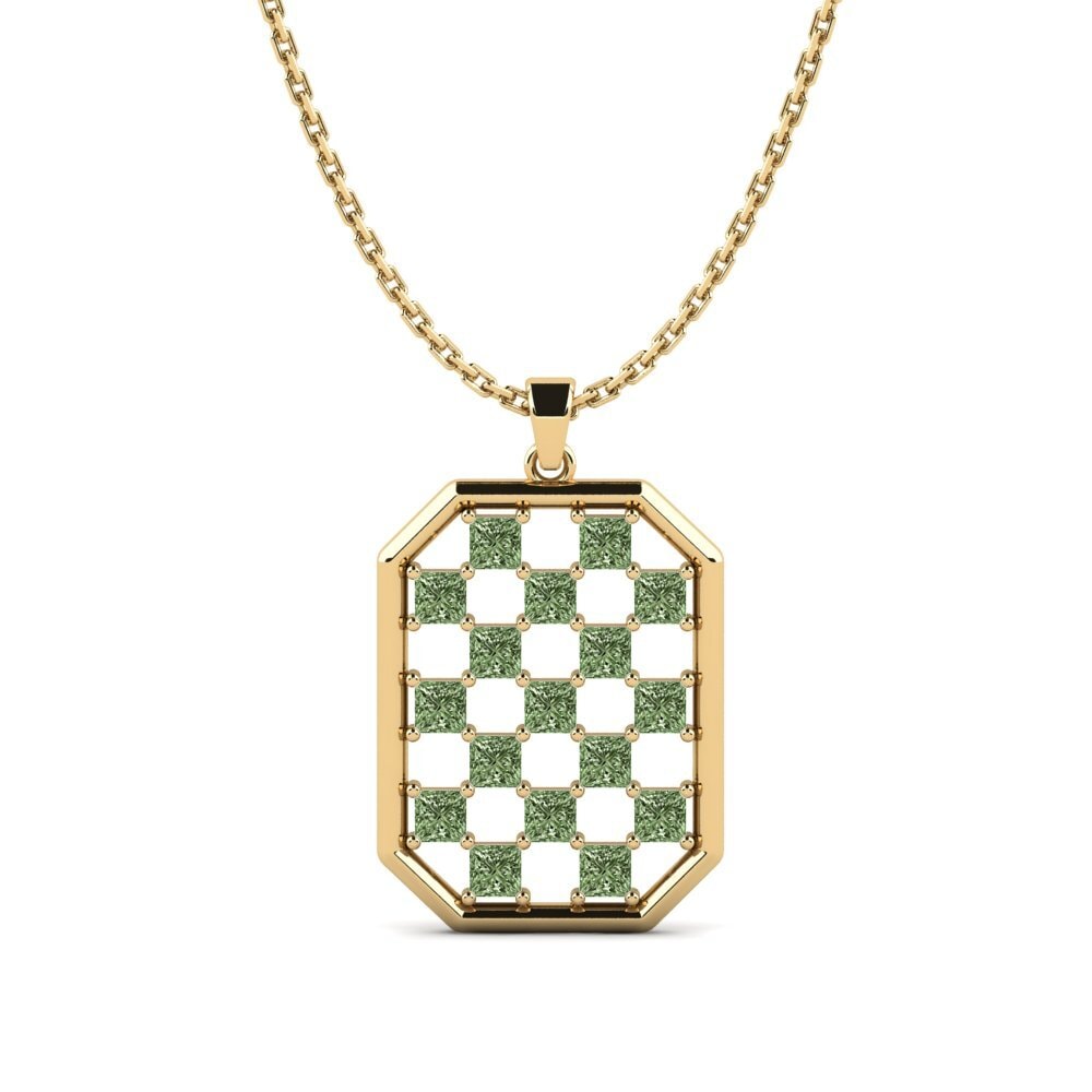 Green Diamond Women's Pendant Bulkan