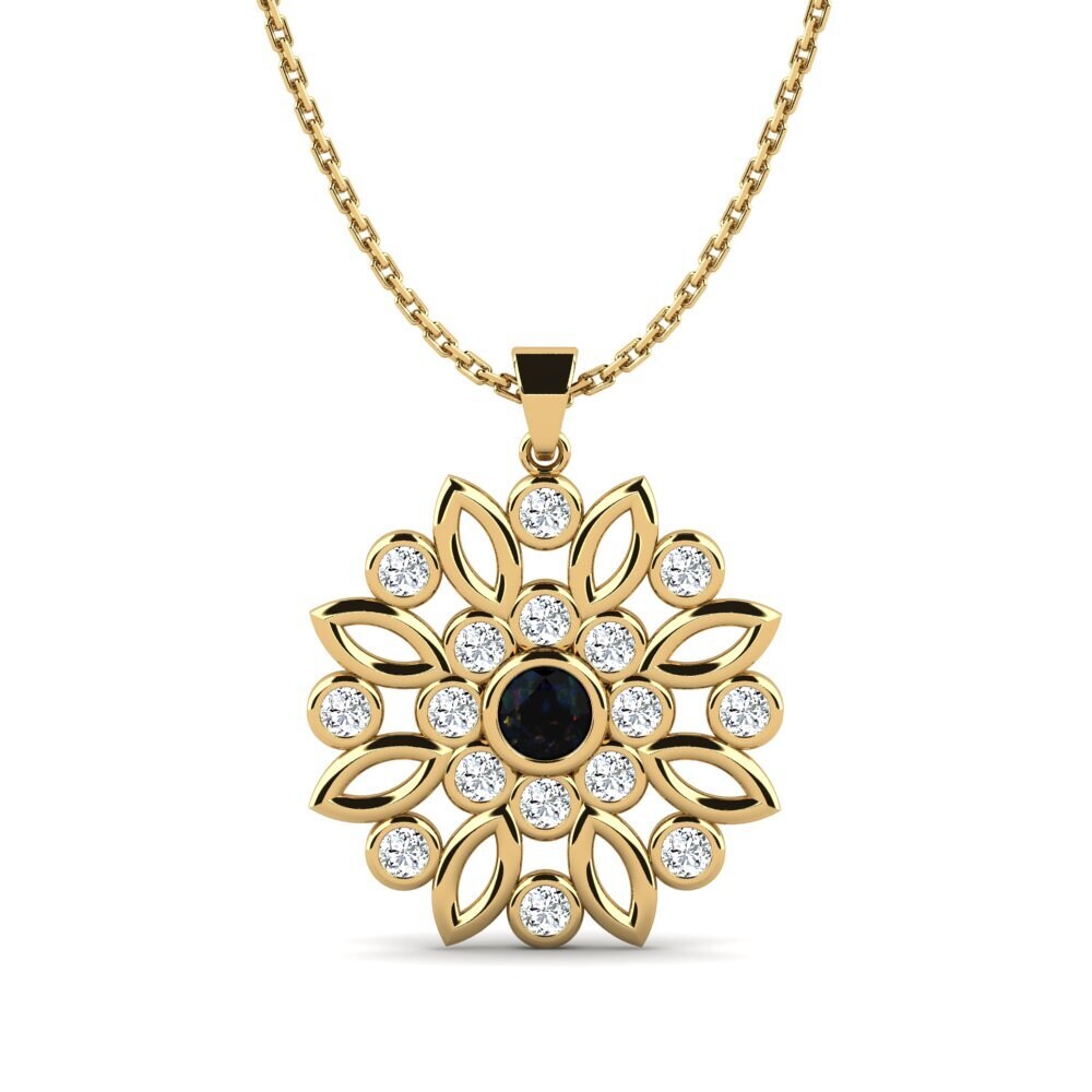 Black Opal Women's Pendant Eidosia