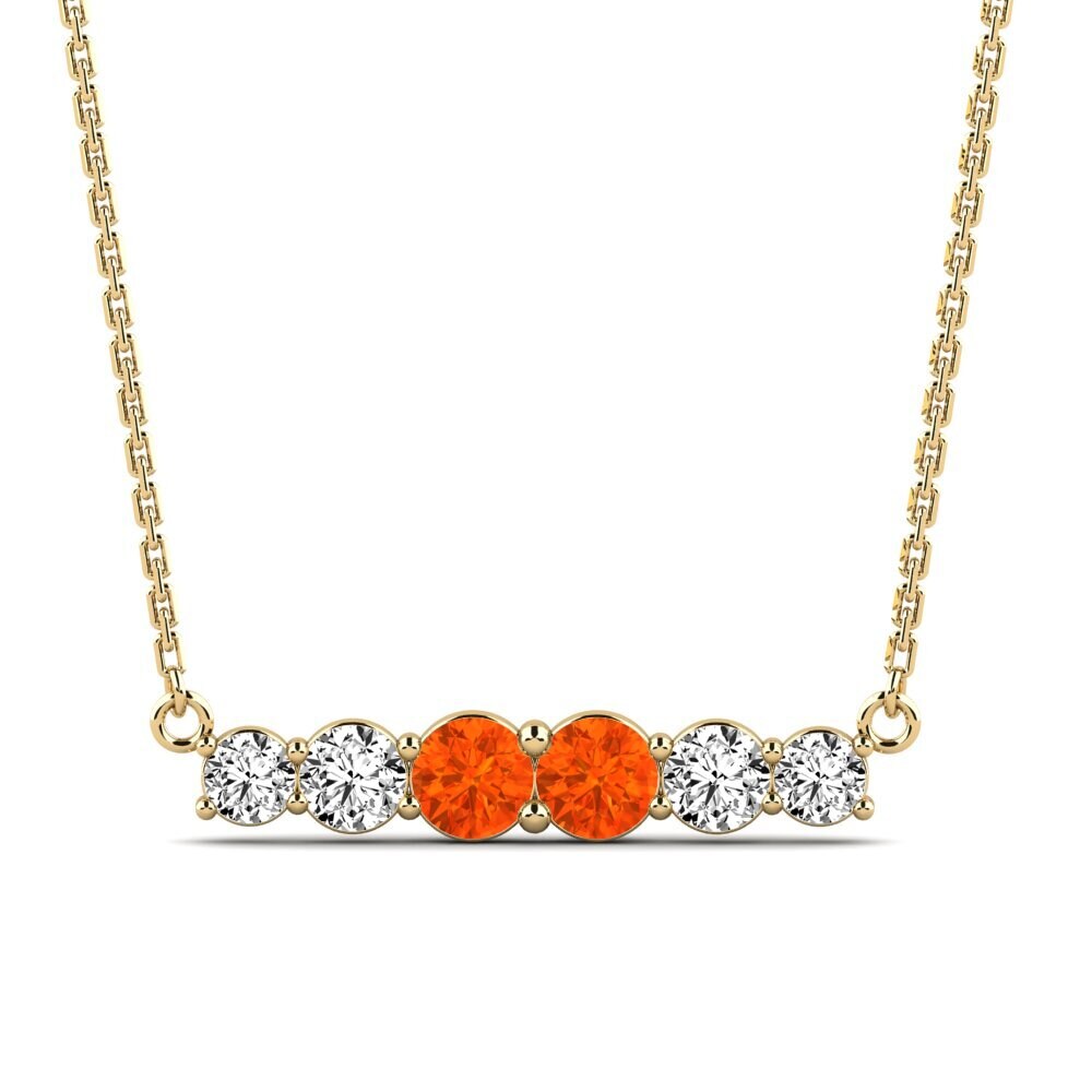 Fire-Opal Women's Necklace Akyab