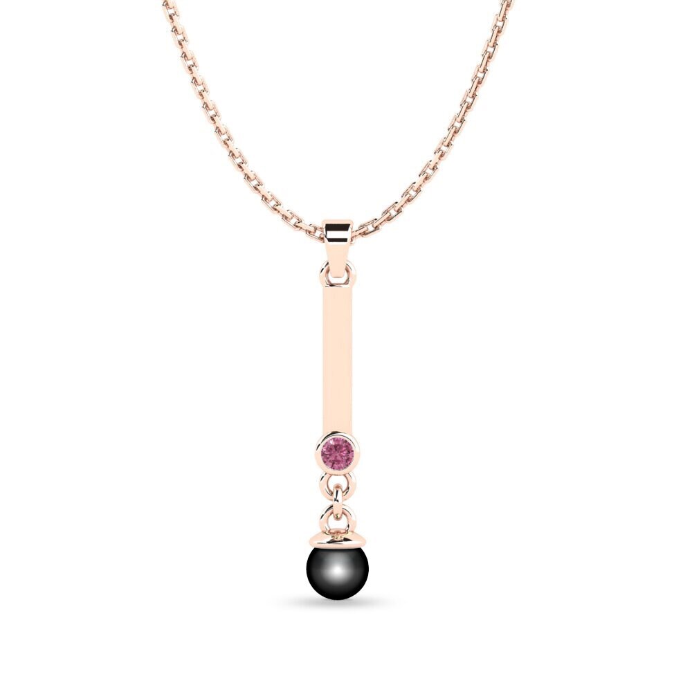 Rotgold 750 Rhodolit-Granat Damen anhänger Andeana