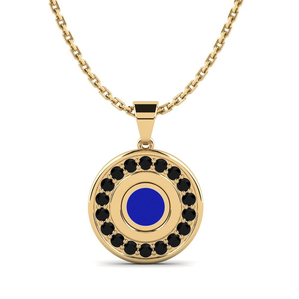 Black Sapphire Women's Pendant Ashie