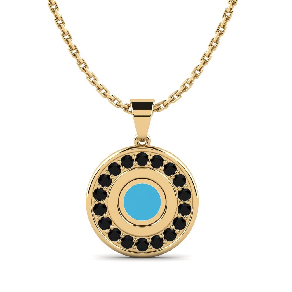 Black Sapphire Women's Pendant Ashie