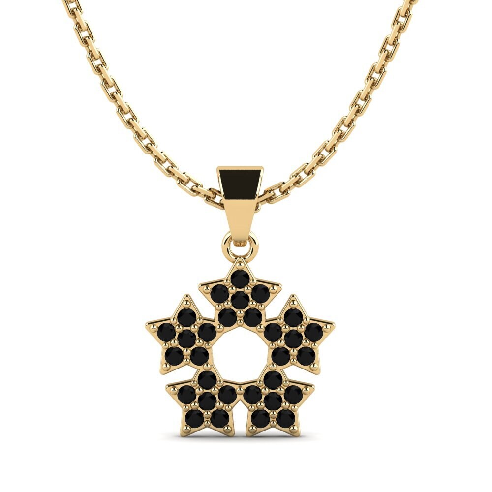 Black Onyx Women's Pendant Atddgu