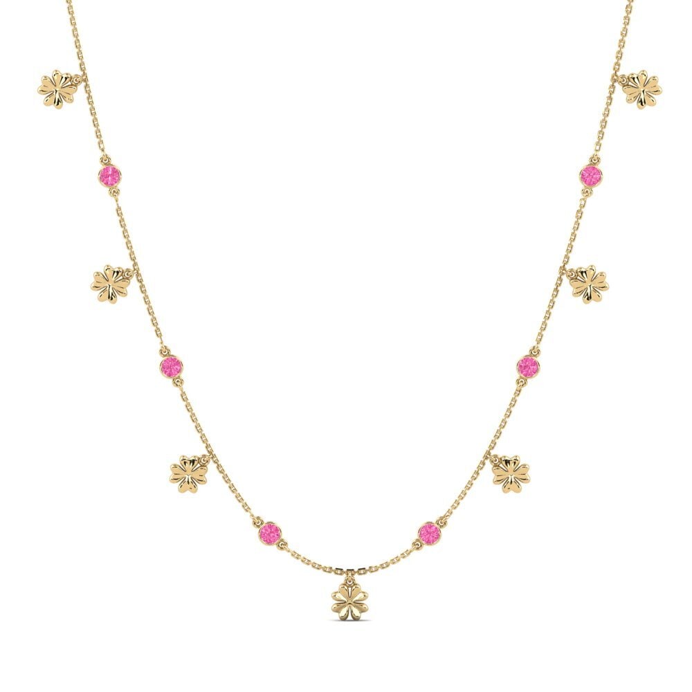 Pink Sapphire Women's Necklace Aperim