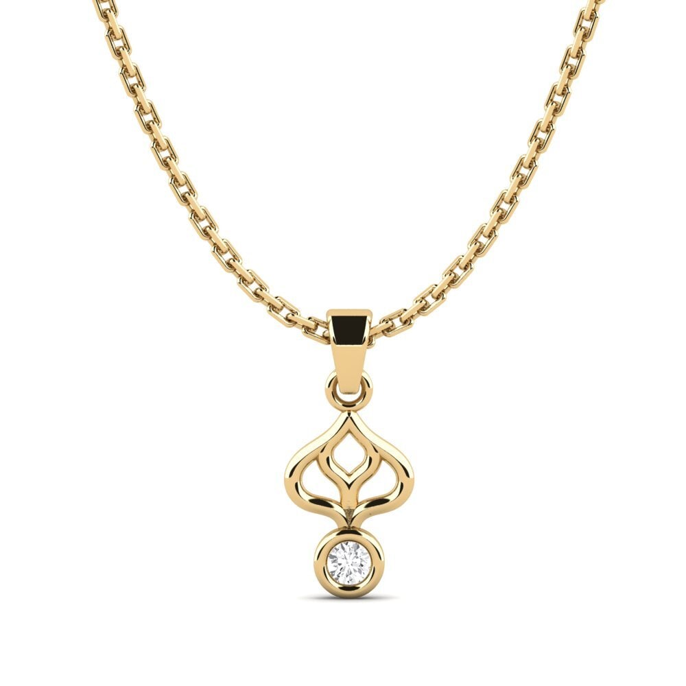 White sapphire Women's Pendant Commiti