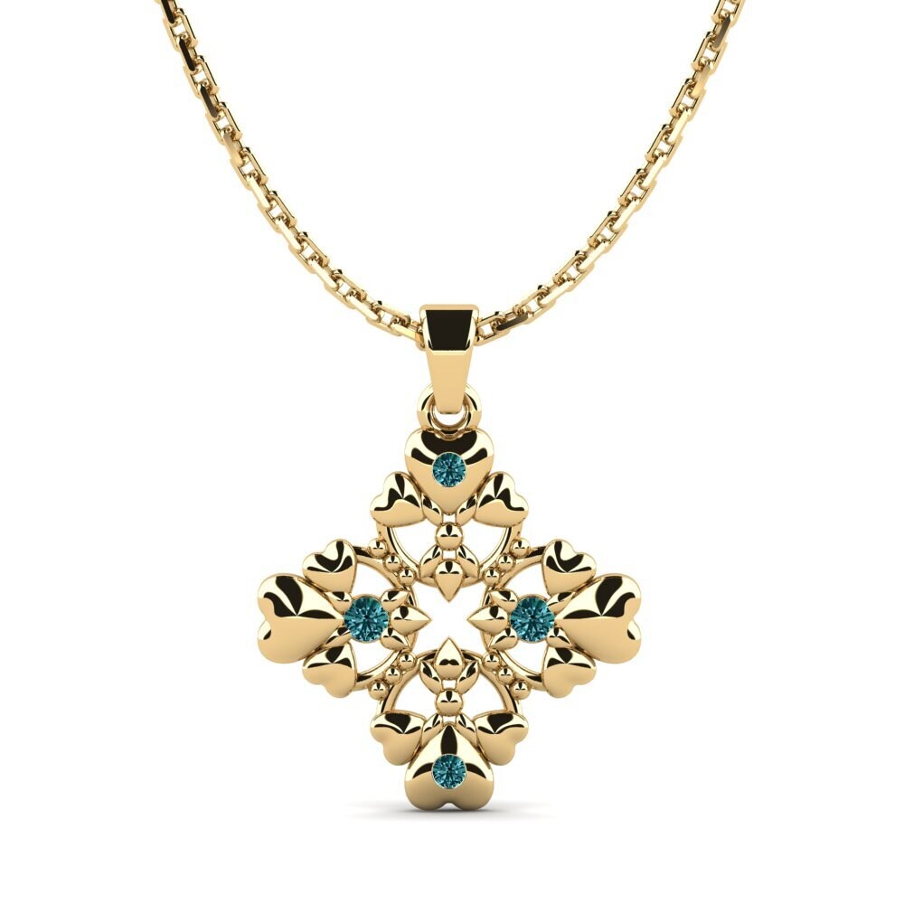 Blue Diamond Women's Pendant Corpusnuqie