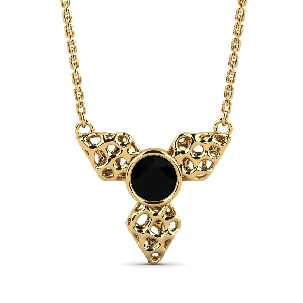 Diamante Negro Collar de Mujer Dayan