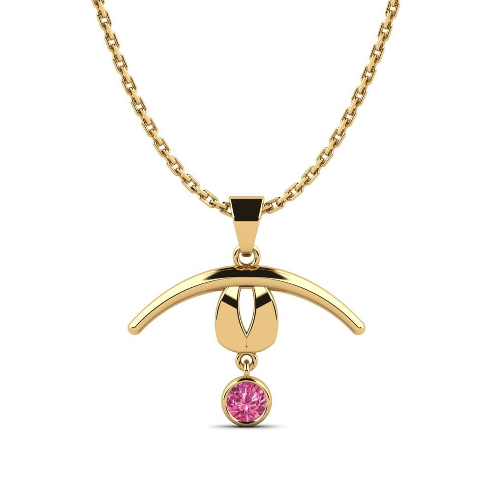 Pink Tourmaline Women's Pendant Nekadom