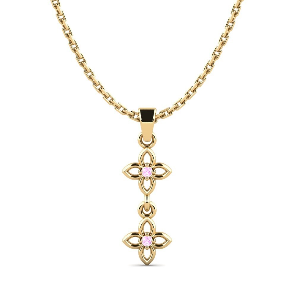 Pink Sapphire Women's Pendant Nonpas