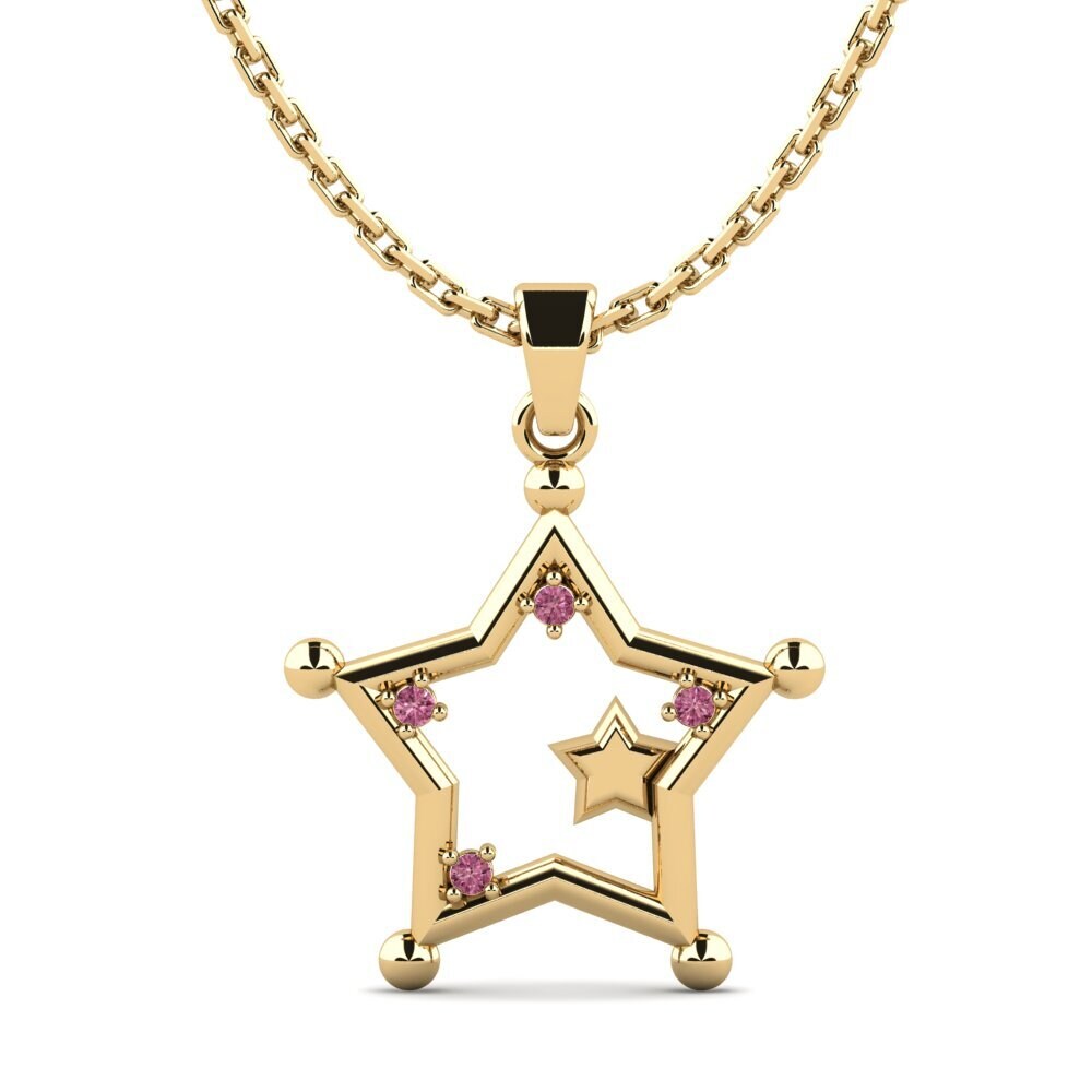 Rhodolite Garnet Women's Pendant Nonta