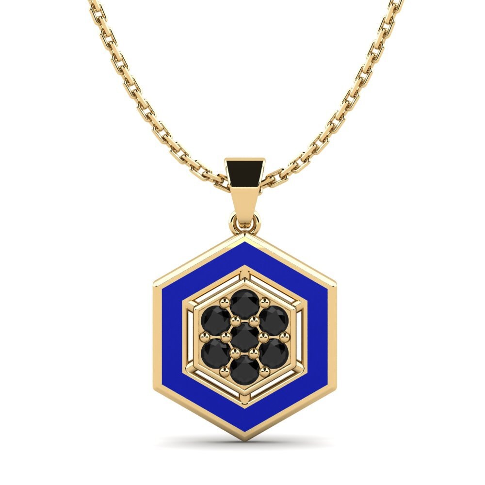 Diamante Negro Colgante de Mujer Nord