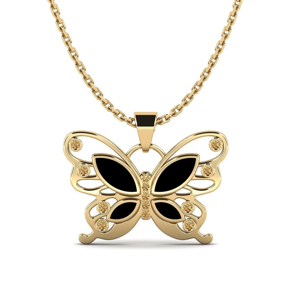 Brown Diamond Women's Pendant Noura