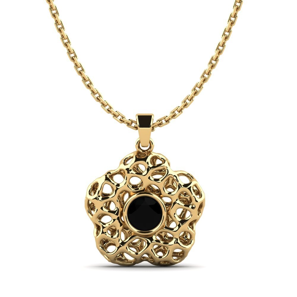 Diamante Negro Colgante de Mujer Suruka