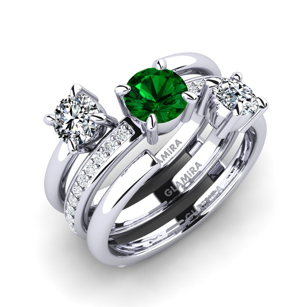 Bague Vintage En Argent Massif 925 Et Zircon - Taille 52 - Occasion (état à Vérifier)