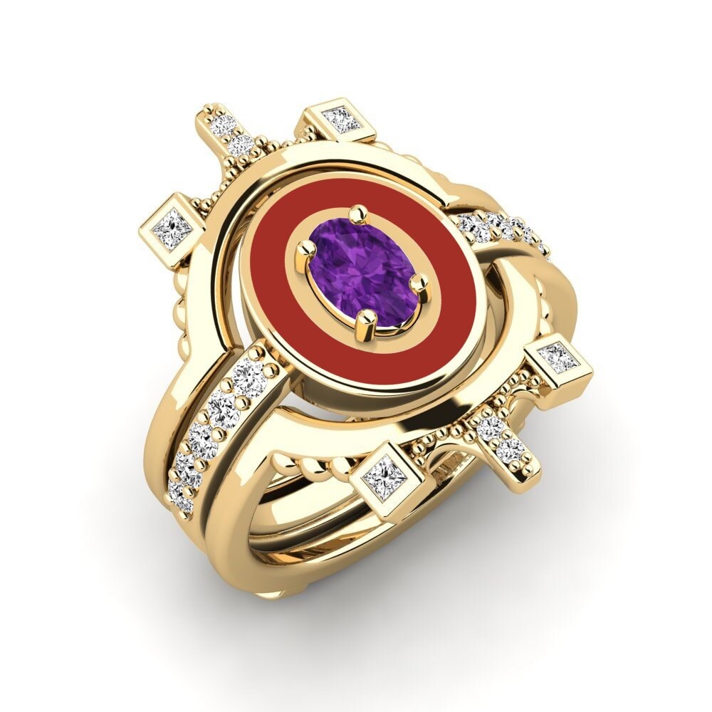 Amethyst Ring Harweaa - SET