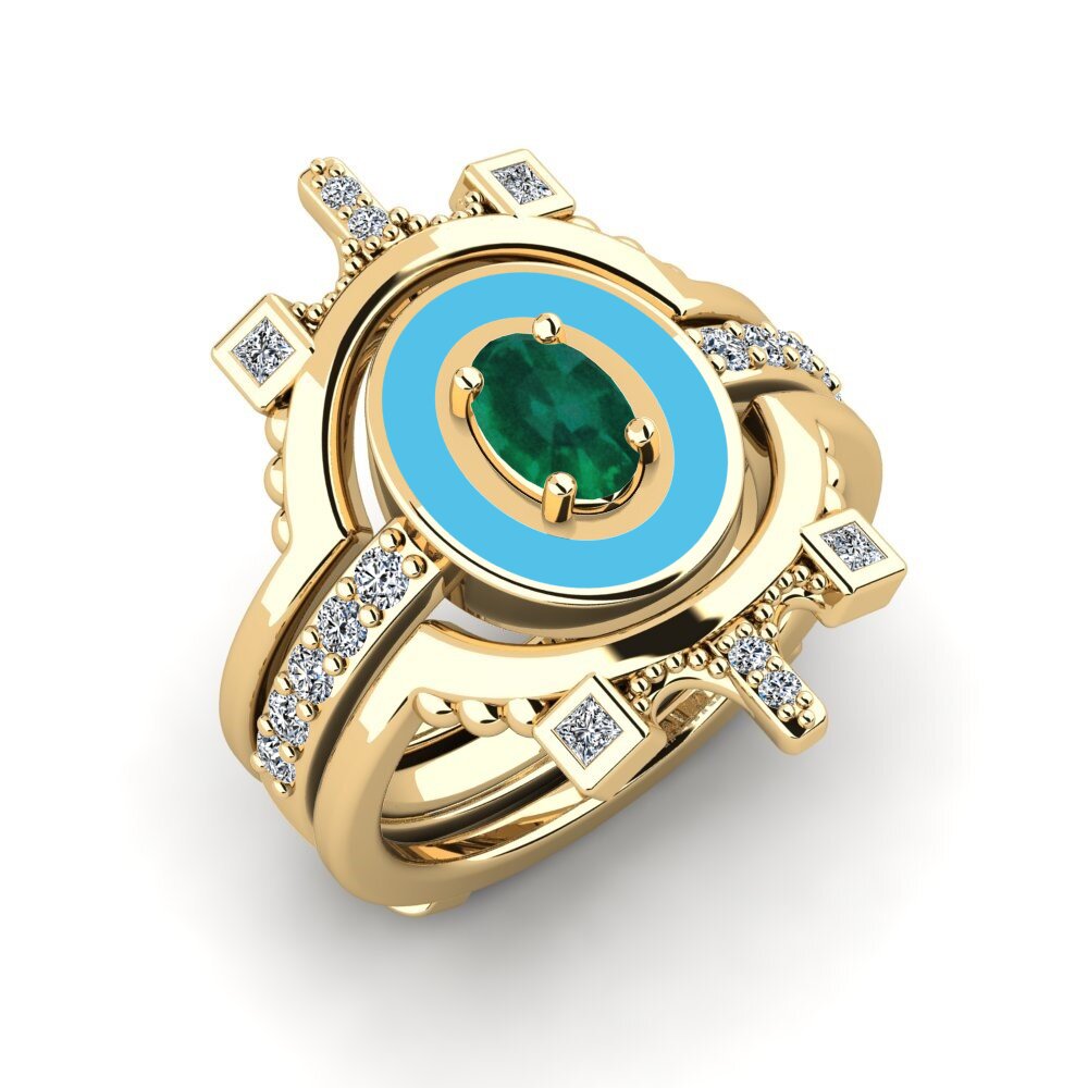 Emerald Ring Harweaa - SET