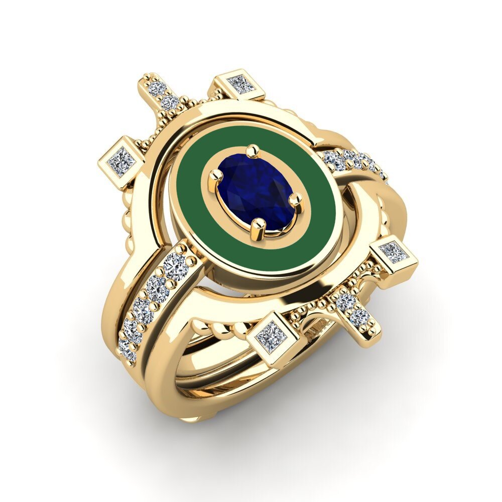 Saphir Ring Harweaa - SET