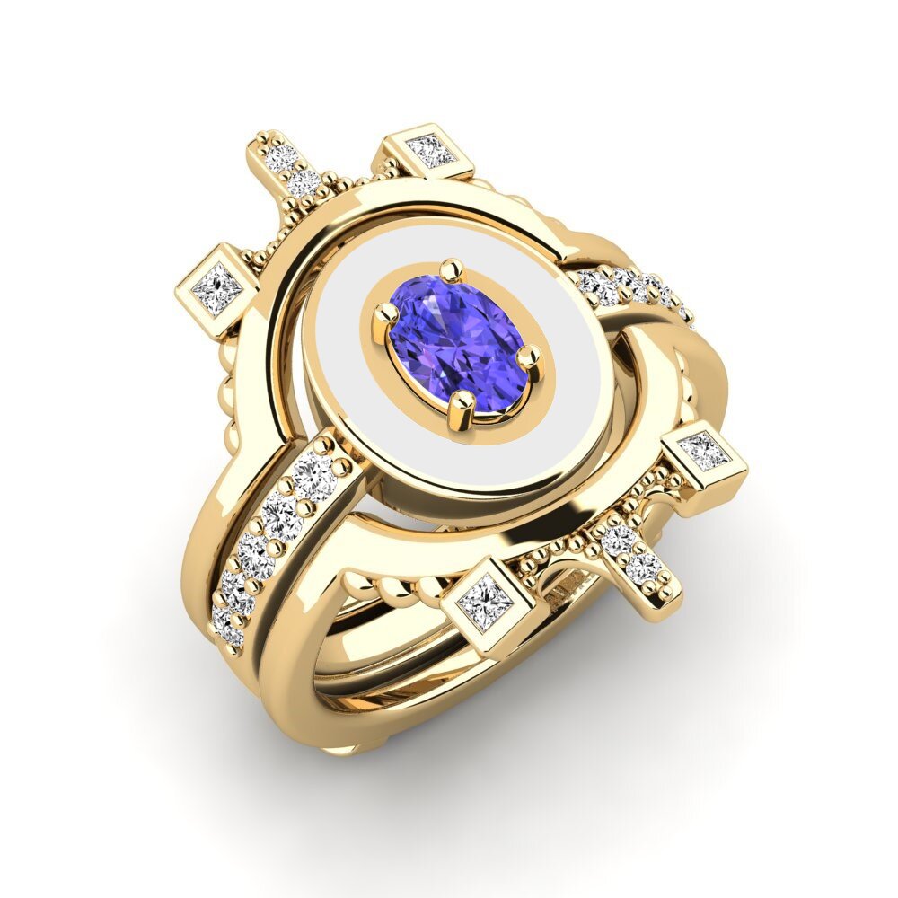 Tansanit Ring Harweaa - SET