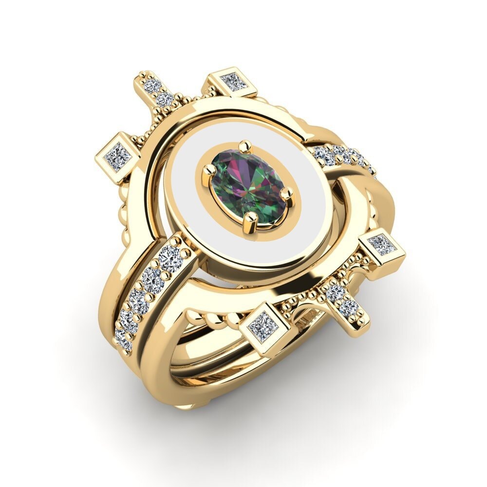 Mystic Topaz Ring Harweaa - SET