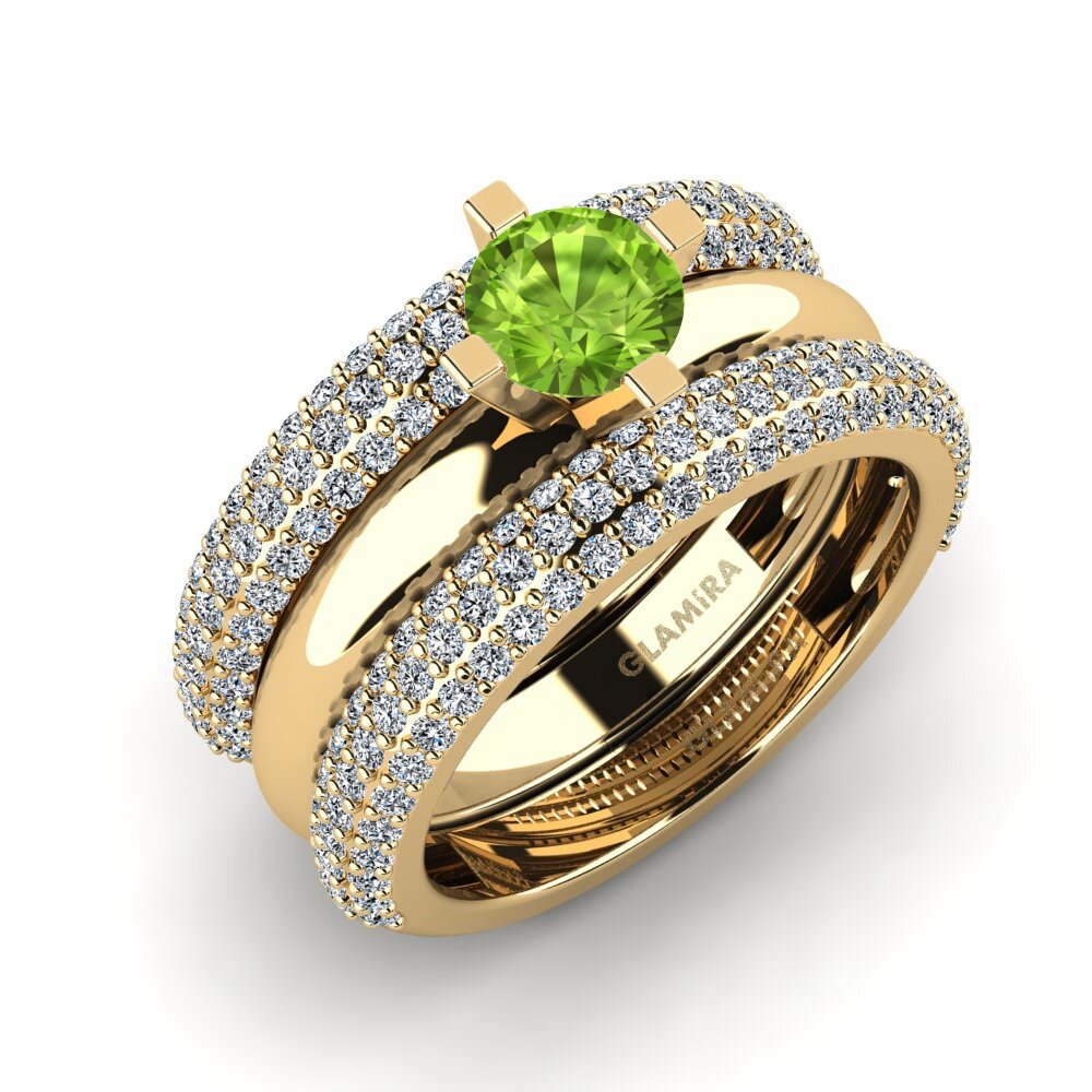Peridot Ring Hyhtin - SET