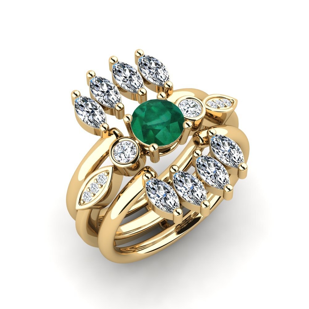 Esmeralda Anillo Lavecto - SET