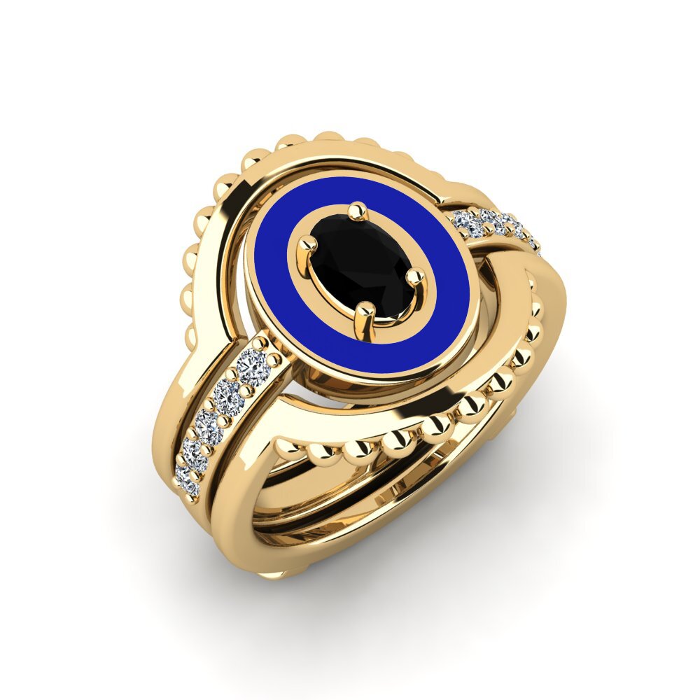 Black Onyx Ring Lmingea - SET