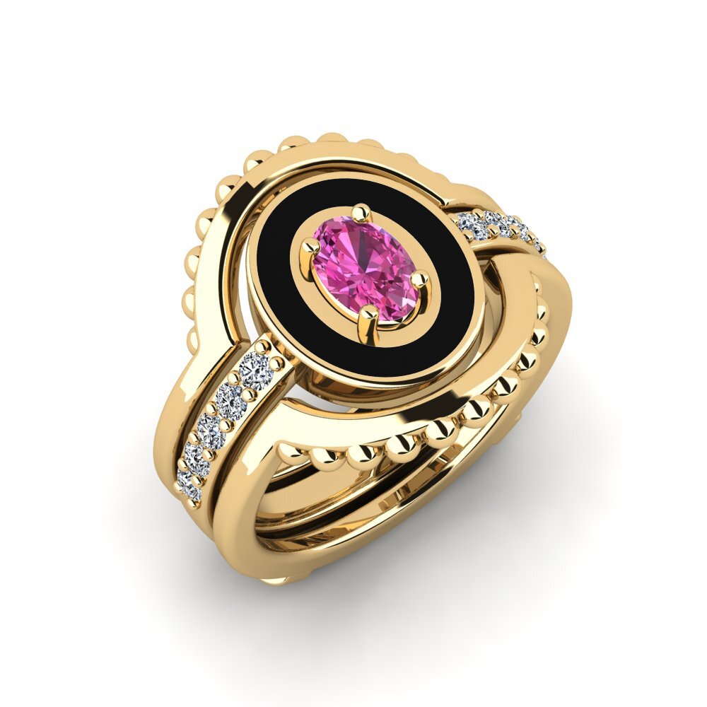 Pink Topaz Ring Lmingea - SET