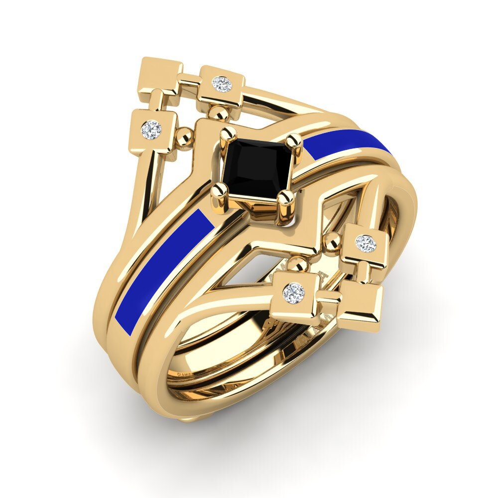 Black Onyx Ring Nerwyrsa - SET