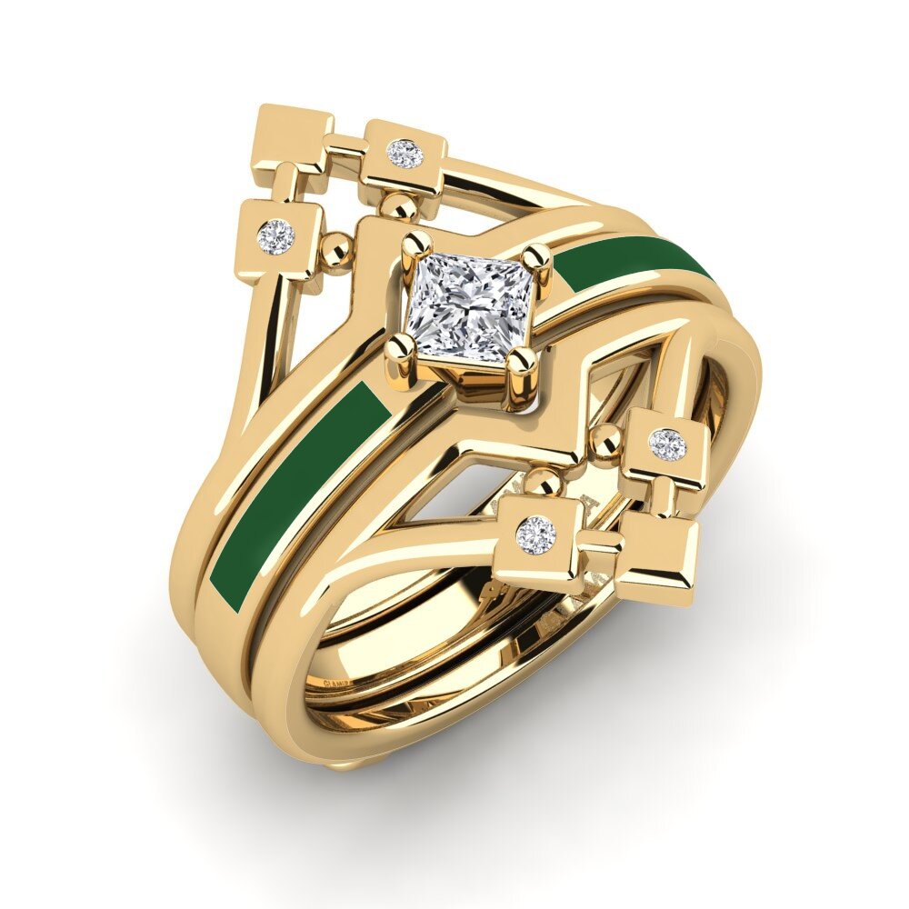 Lab Grown Diamond Ring Nerwyrsa - SET