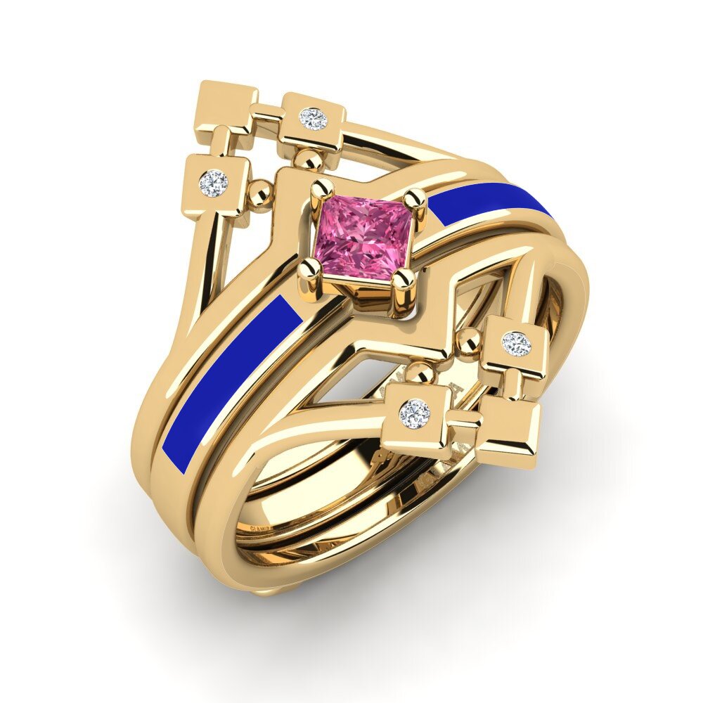 Pink Tourmaline Ring Nerwyrsa - SET