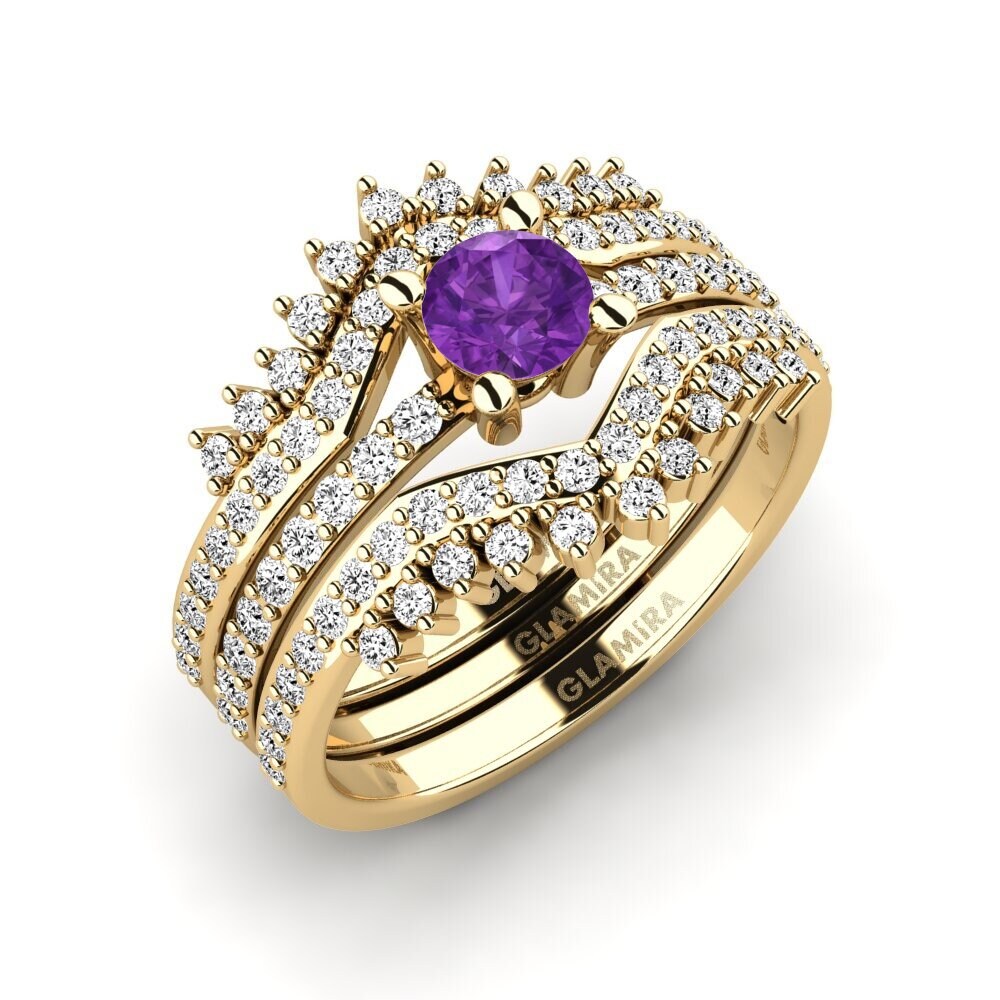 Amethyst Ring Nodes - SET