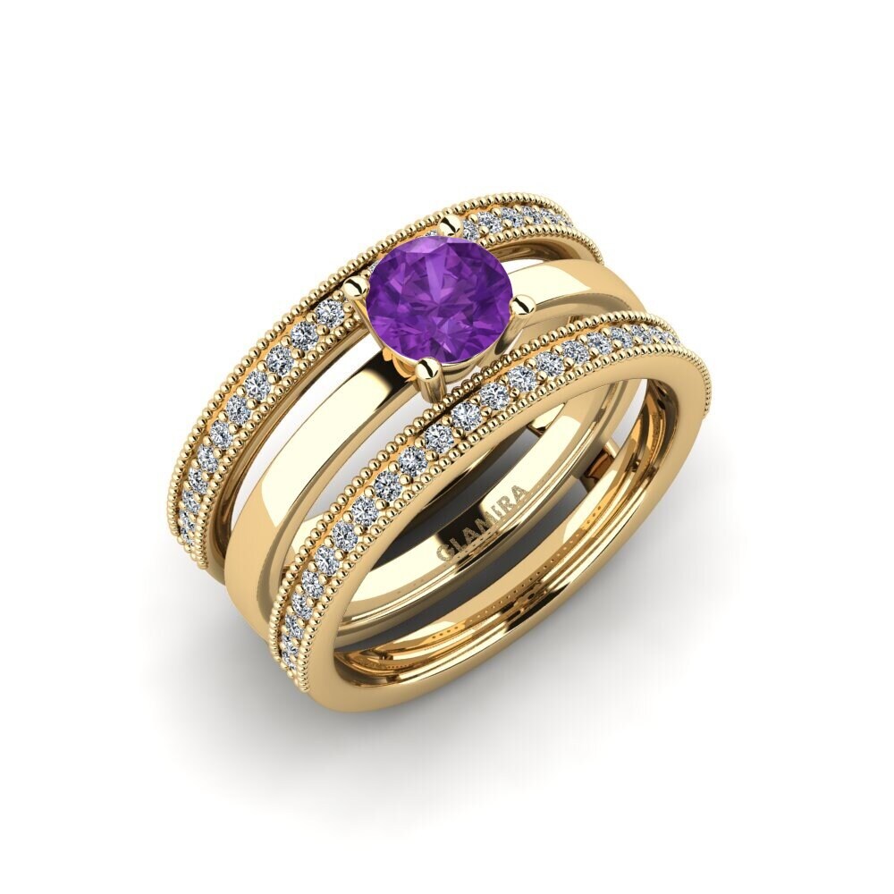 Amethyst Ring Ofost - SET
