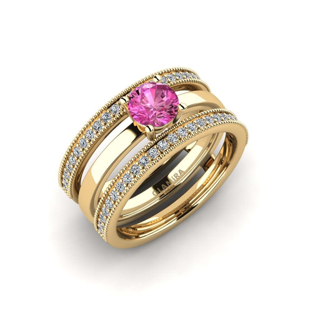 Pink Topaz Ring Ofost - SET