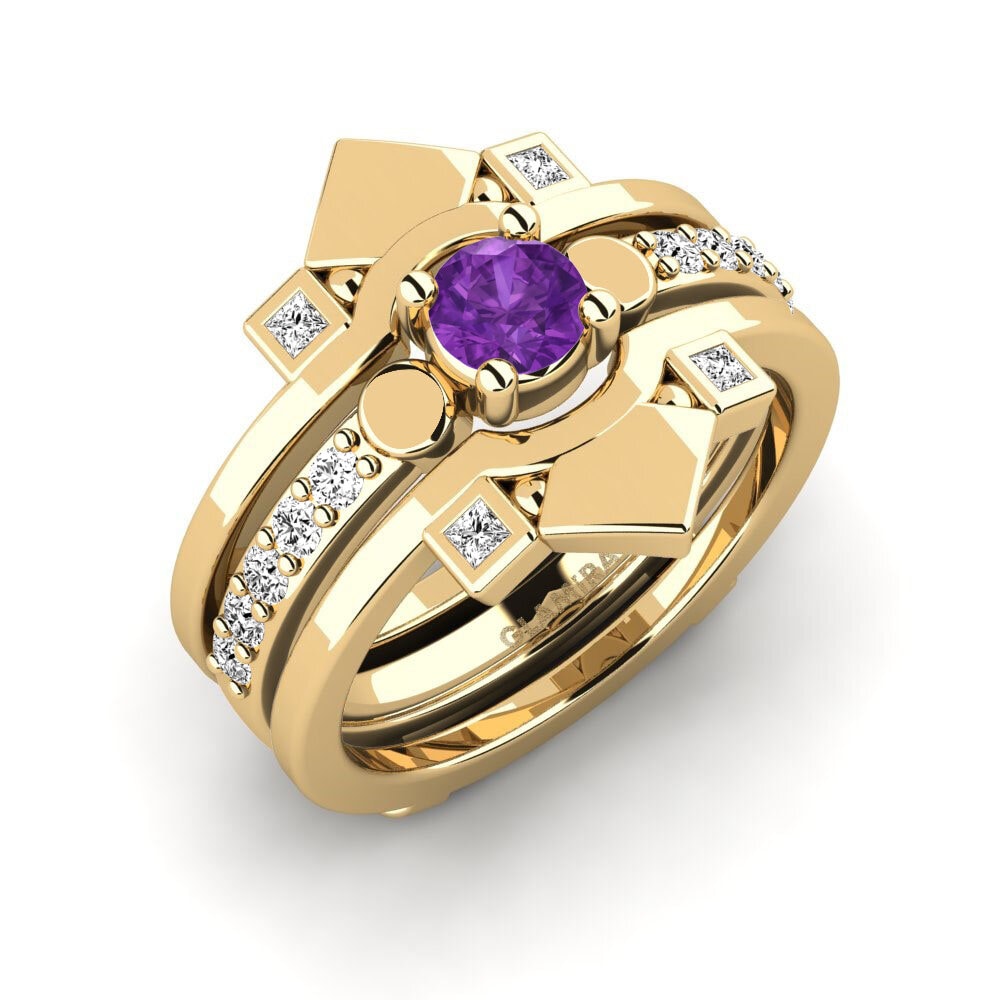 Amethyst Ring Pativera - SET