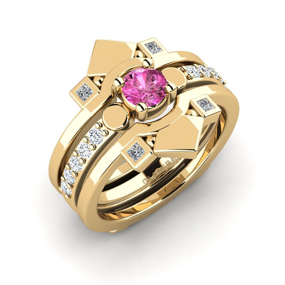 Pink Topaz Ring Pativera - SET