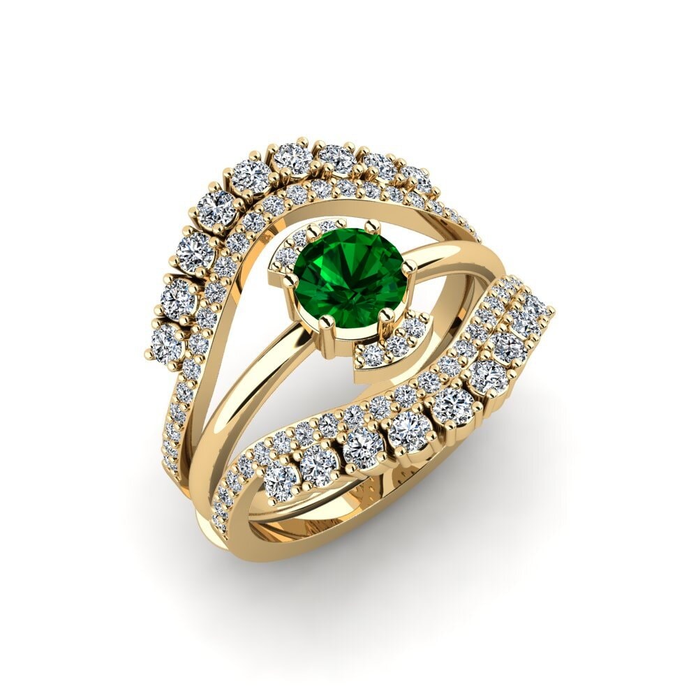 Green Zirconia Ring Perth - SET