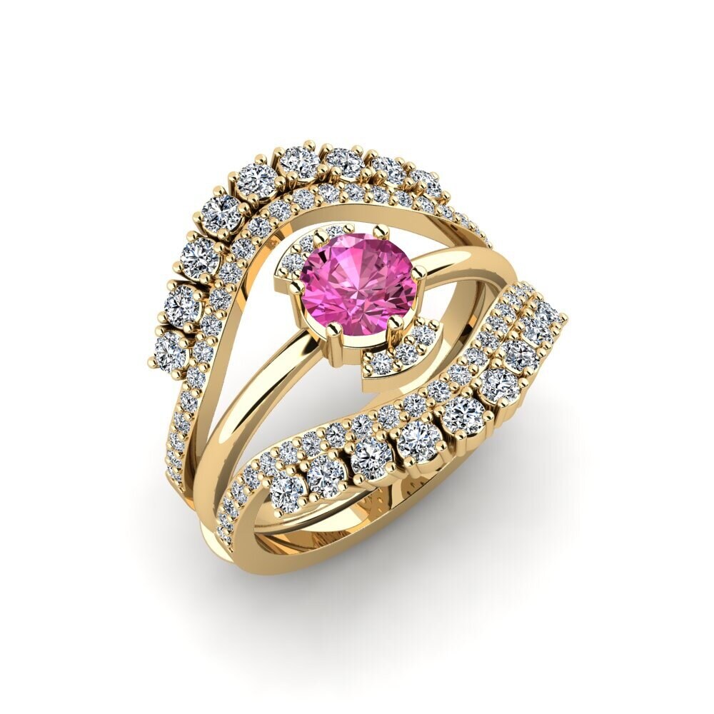 Pink Topaz Ring Perth - SET