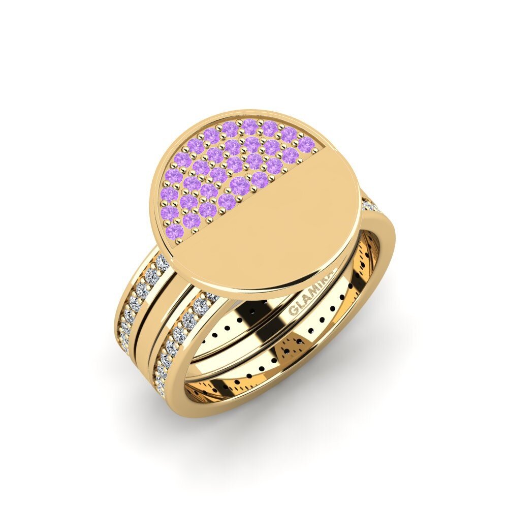 Amethyst Ring Shadi - SET