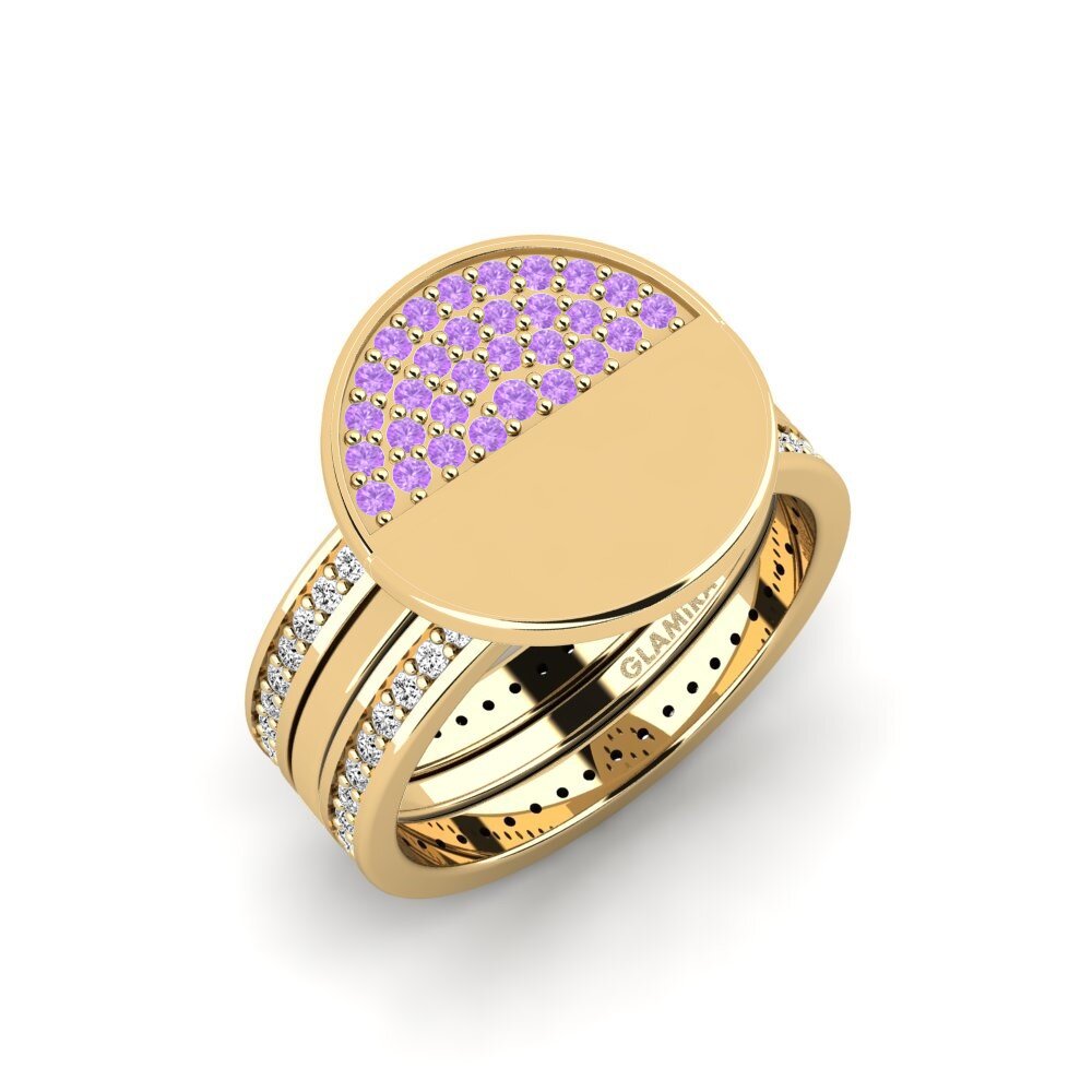 Amethyst Ring Shadi - SET