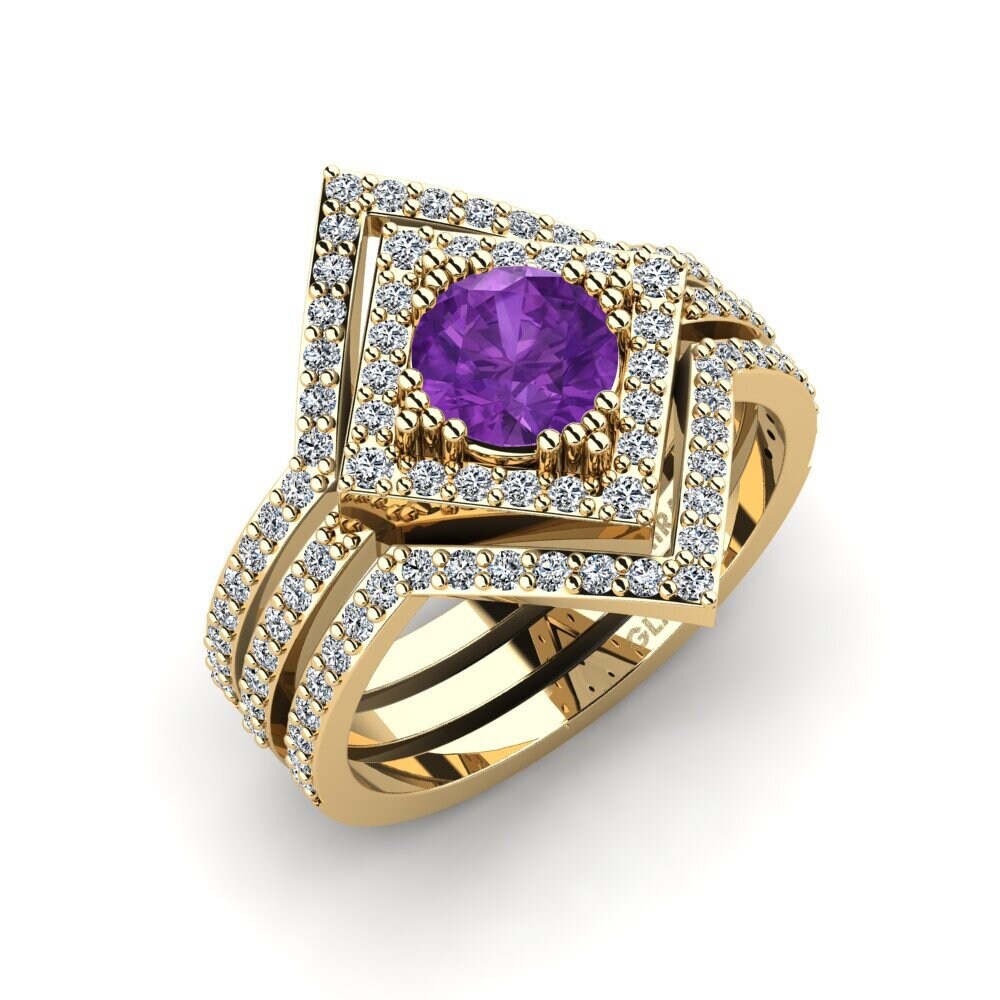 Amethyst Ring Sharif - SET