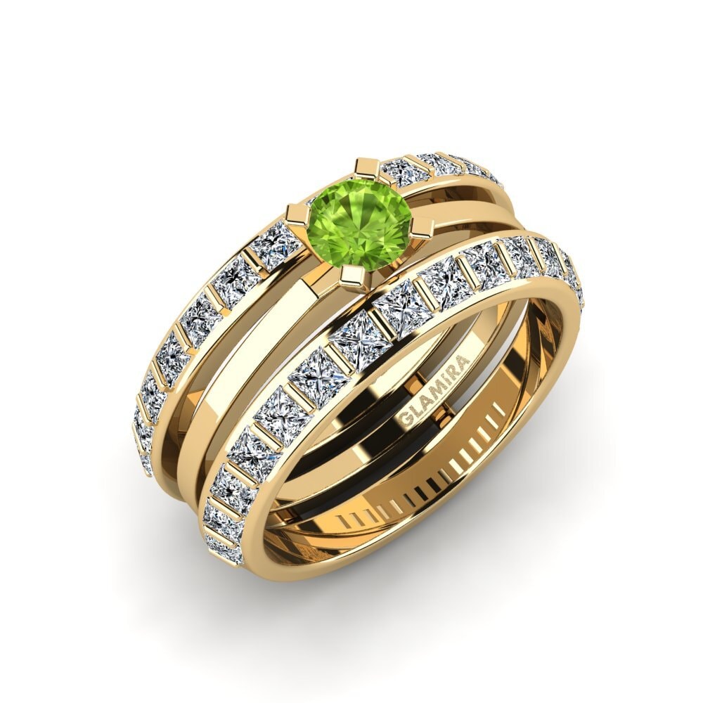 Peridot Ring Stinge - SET