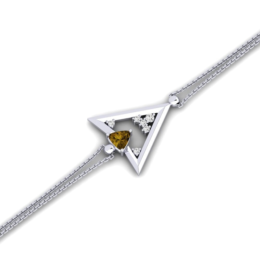Paladio Circón Marrón Pulsera de Mujer Asgeiress
