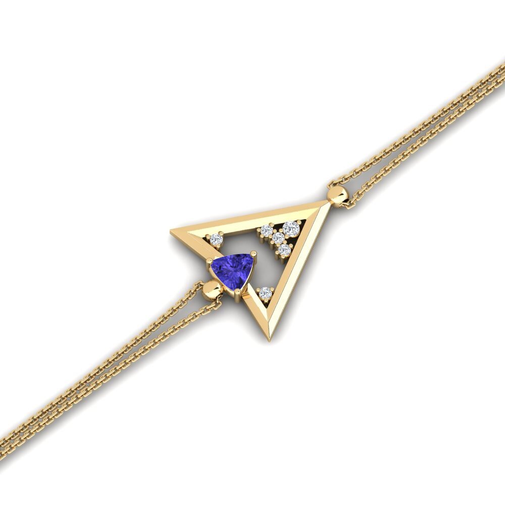 Trillion Tanzanite Women's Bracelet Asgeiress